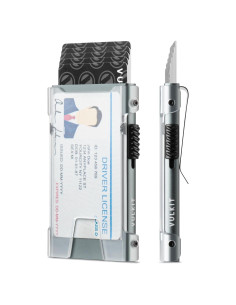 Billetera Minimalista VULKIT para Hombres con Bloqueo RFID