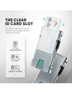 Billetera Minimalista VULKIT para Hombres con Bloqueo RFID 2