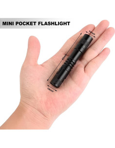 8 Linternas LED CASTNOO Mini Portátiles de Aluminio 8.89 cm 2