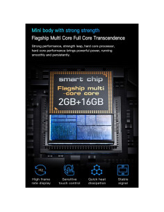 Mini Smartphone Android 8.1 Fosler 3" 2GB RAM 16GB Doble SIM Azul 2