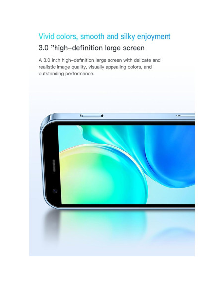 Mini Smartphone Android 8.1 Fosler 3" 2GB RAM 16GB Doble SIM Azul