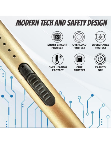 Encendedor Eléctrico FERMALIFE Recargable USB a Prueba de Viento