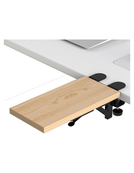 Bandeja de extensión ergonómica WITPOCE 30x15 cm Arce