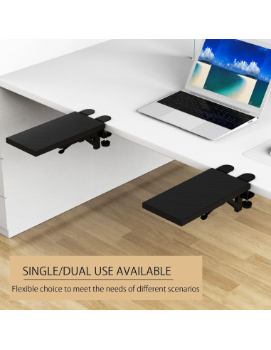 Bandeja de extensión ergonómica WITPOCE 30x15 cm Arce