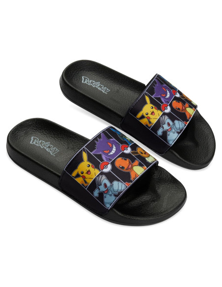 Chanclas de Pokemon para Niños - Sliders Comodos y Coloridos