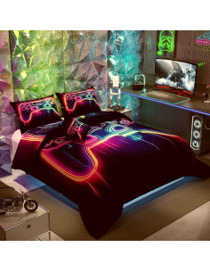 Conjunto de Edredón Gamer Namoxpa 6 Piezas Individual 3D 2