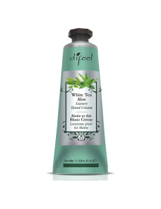 Crema de Manos Difeel Té Blanco y Aloe 100% Natural 39.4g (3 Pzas)