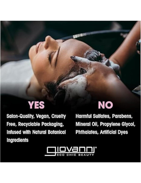 Suero Antifrizz GIOVANNI Eco Chic 81.65 ml - Brillo y Suavidad