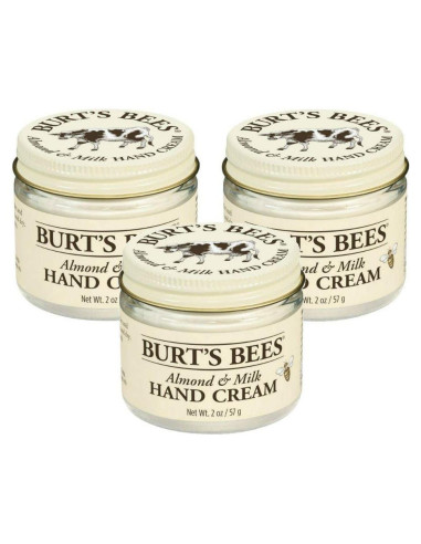 Crema de Manos Burt's Bees Almendra y Leche 170g (Paquete de 3)