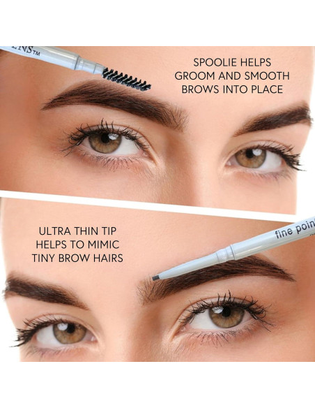 Lápiz de Cejas Honeybee Gardens Nogal 1.7mm Vegano Larga Duración