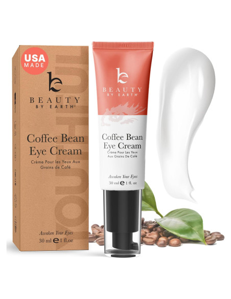 Crema para Ojos Beauty by Earth con Cafeína 50g - Hidratante Natural