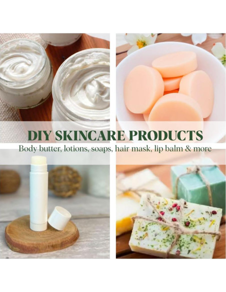 Manteca de Cacao Orgánica White Naturals 0.45kg Hidratante