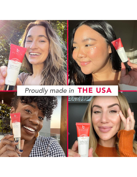 Crema para Ojos Beauty by Earth con Cafeína 50g - Hidratante Natural