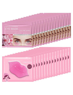30 Pares de Mascarillas Hidratantes para Ojos y Labios Felico