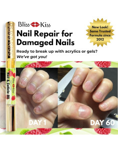 Bolígrafo de Aceite para Uñas Bliss Kiss Frambuesa 12.7cm 2