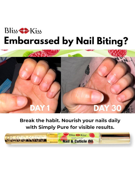 Bolígrafo de Aceite para Uñas Bliss Kiss Frambuesa 12.7cm