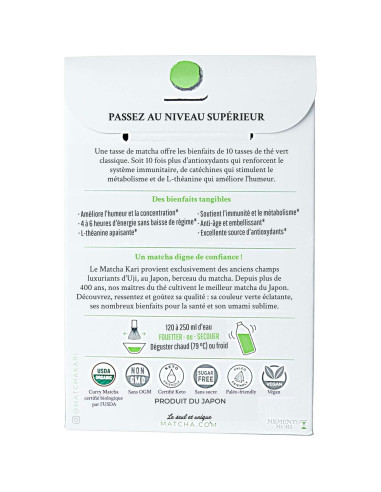 Palitos de Matcha Orgánico Ceremonial Dr. Weil - 12 Unidades