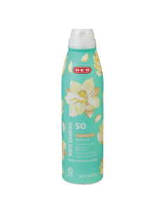 Protector Solar en Spray HEB Gardenia Blanca SPF 50 156g