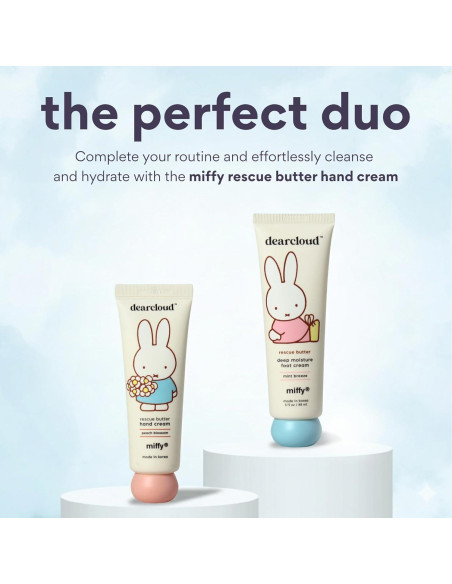 Crema para Pies Dearcloud Miffy 89 ml - Reparadora Talones Agrietados