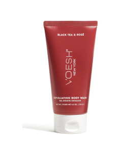 Gel de Ducha Exfoliante VOESH 2 en 1 Té Negro y Rosado 200g