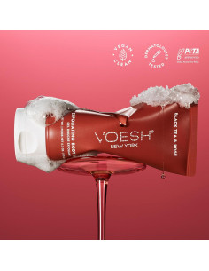 Gel de Ducha Exfoliante VOESH 2 en 1 Té Negro y Rosado 200g 2