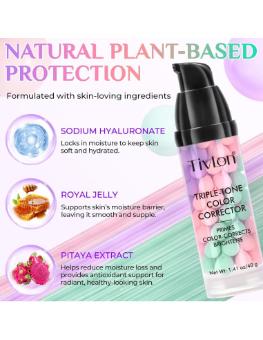 Primer Facial 3 en 1 Xaarty SPF 50 PA+ 80g - Hidratante y Protector