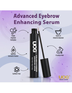 Suero Potenciador de Cejas UOG 4mL - Acondicionador Hipoalergénico 2