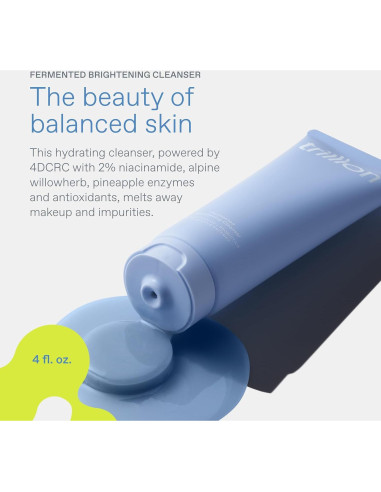 Limpiador Iluminador Fermentado Trillion 161g - Piel Radiante