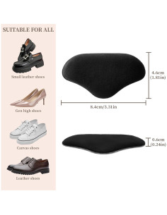 4 Pares Almohadillas para Tacones QIUTIMIY Antideslizantes 2