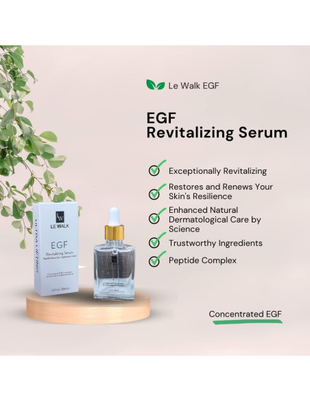 Suero Facial Revitalizante Le Walk 20,000PPM 113g