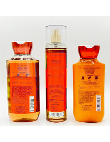 Paquete de Baño Fiji Sunshine Guava-Tini 3 Piezas Gel, Bruma y Loción