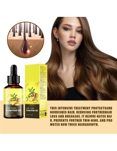 Aceite Esencial de Jengibre TUOSHITONG 30 ml - Hidratación y Nutrición