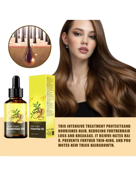 Aceite Esencial de Jengibre TUOSHITONG 30 ml - Hidratación y Nutrición