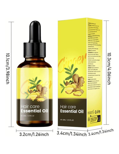 Aceite Esencial de Jengibre TUOSHITONG 30 ml - Hidratación y Nutrición