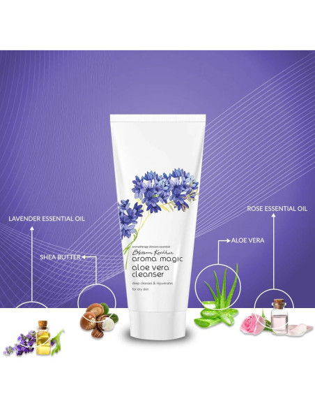 Limpiador Facial Natural Aloe Vera Aroma Magic 100g - Hidratante