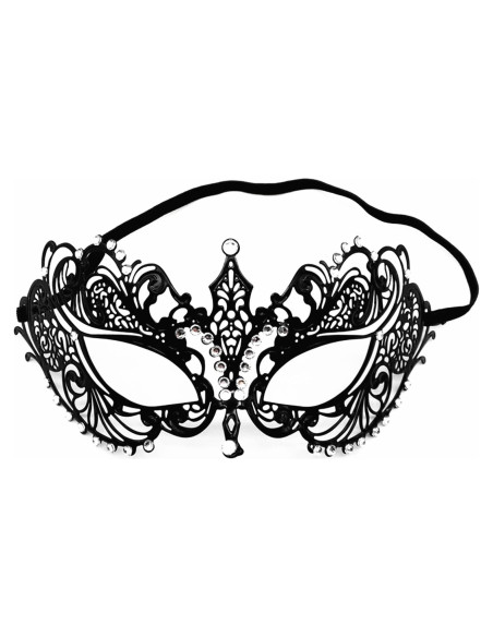 Máscara de Masquerade JOYFISCO de Metal con Rhinestones