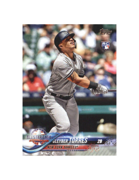 Tarjeta de Béisbol Gleyber Torres RC 2018 Topps Yankees