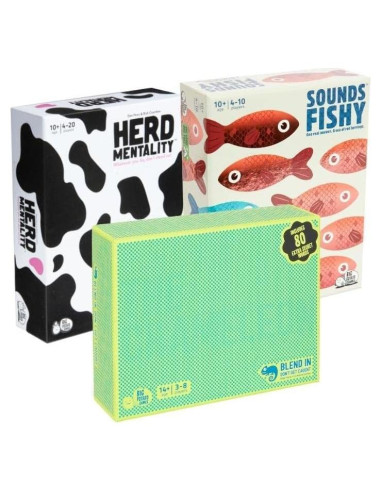 Paquete de Juegos de Mesa Big Potato - Fiesta de Animales para 8 Jugadores