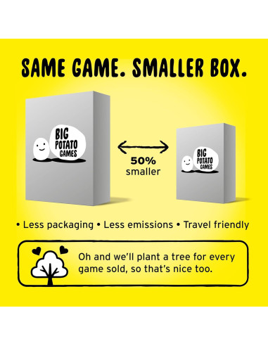 Paquete de Juegos de Mesa Big Potato - Fiesta de Animales para 8 Jugadores