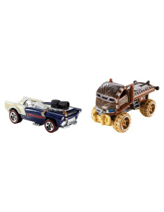 Hot Wheels Star Wars Chewbacca y Han Solo Coche 1:64