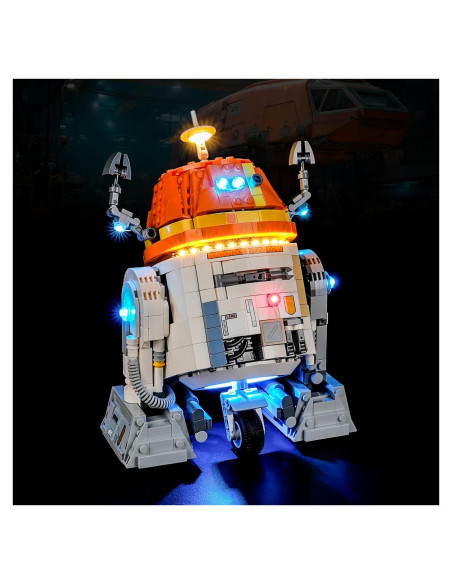 Kit de Luz BOOZUU para Lego 75416 Chopper Droid Astromech