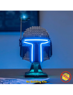 Luz LED BrickBling para Casco Lego Jango Fett 75408 2