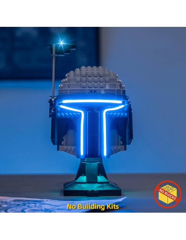 Luz LED BrickBling para Casco Lego Jango Fett 75408