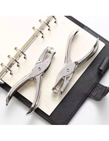 Perforadora de Papel HZMM 2 Pcs 1/4 y 1/8 Pulgada 8 Hojas