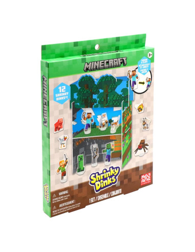 Shrinky Dinks Minecraft Tara Toy - Manualidad Creativa