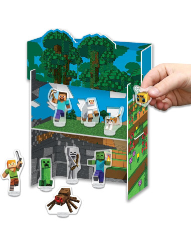 Shrinky Dinks Minecraft Tara Toy - Manualidad Creativa