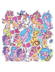Calcomanías Mi Pequeño Pony Desierto Cactus - 17 Vinilos Adhesivos