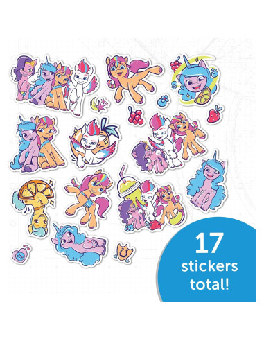 Calcomanías Mi Pequeño Pony Desierto Cactus - 17 Vinilos Adhesivos