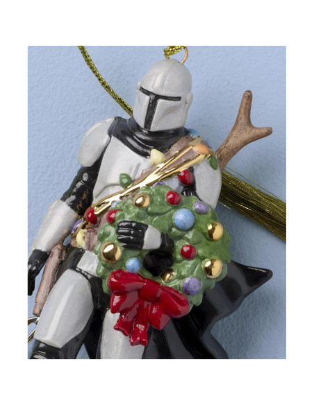 Adorno Navideño Mandaloriano Lenox 897593 12 cm Porcelana
