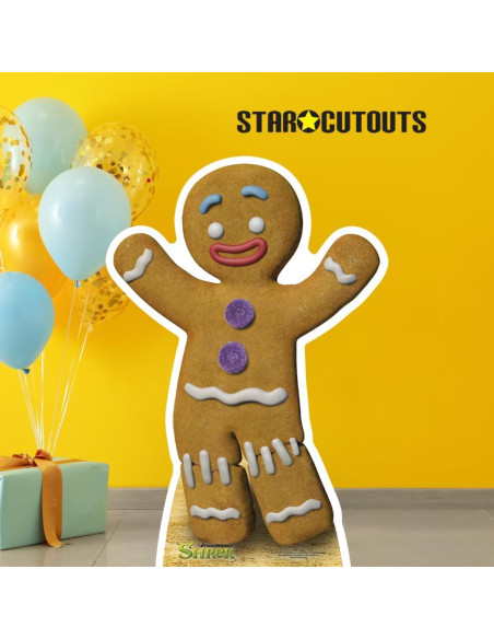 Recorte de Cartón Hombre de Jengibre Gingy STAR CUTOUTS 75x51cm